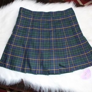Sugar And Vapor, plaid mini skirt with shorts